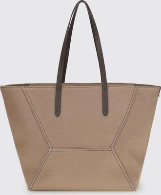 Brunello Cucinelli Borsa BC Duo Brunello Cucinelli in canvas di cotone