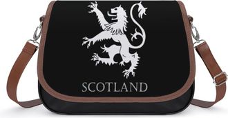 Generic Lion Rampant Scotland Scottish Small Womens Crossbody Bags Shoulder Handbag with Adjustable Strap for Travel