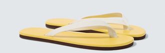 Auralee Leather thong sandals