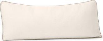 Boll & Branch Threadmark Accent Pillow Cover in Soft White/Melange Natural at Nordstrom