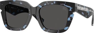 Burberry Grey Square Ladies Sunglasses BE4453 411187 54
