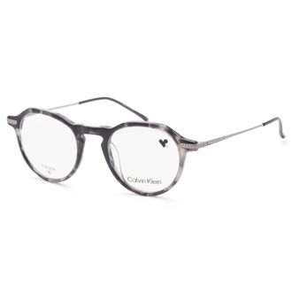 Calvin Klein Mens 48 mm Grey Opticals