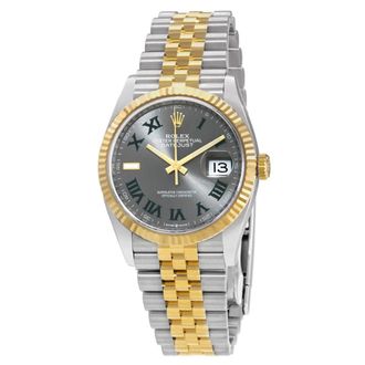 Rolex Datejust 36 Automatic Chronometer Grey Dial Watch 126233GYRJ