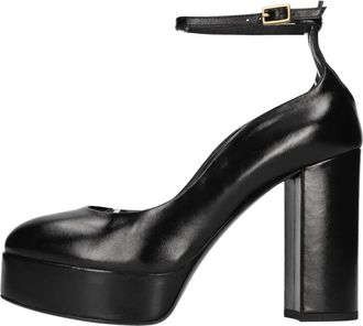 Fabi Harrods Pump - Dames - Pumps - Zwart - 40 EU - Leer - Schoenen