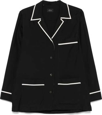 Brioni Camicia con taschino - Nero