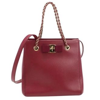 Ferragamo Borsa Tote Pre-owned - - Pre-owned - Donna - Rosso - ONE SIZE