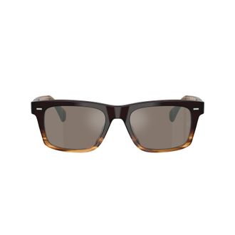 Oliver Peoples 0ov5596su Gradient Tortoiseshell Rectangular Sunglasses