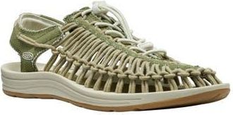 Keen Uneek Slingback Drawcord Sandal in Martini Olive/Birch at Nordstrom Rack, Size 10.5