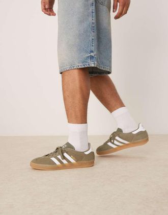 adidas Originals Gazelle Indoor - Sneakers kaki-Verde