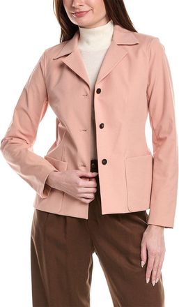 Lafayette 148 New York Patch Pocket Fitted Blazer