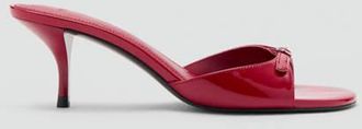 Mango Sandali tacco vernice rosso - Donna - 35 - MANGO