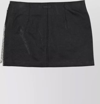 Alexander Wang leather mini skirt