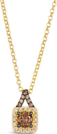 Le Vian Ladies Center Chocolate Necklaces set in 14K Honey Gold