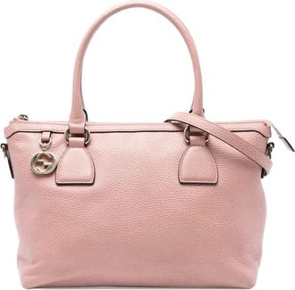Gucci 2016-2025 Dollar Calfskin GG Charm satchel - Roze