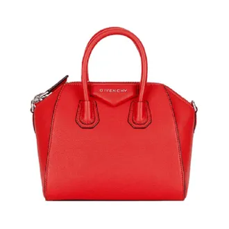 Givenchy Handbags, female, Red, Size: ONE SIZE Mini Antigona Crossbody Bag