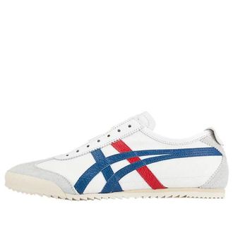 Onitsuka Tiger Mexico Slip-On Deluxe White Blue Red 1182A134-100