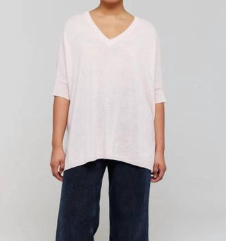 Brodie Bronte Cashmere Sweater In Organic White