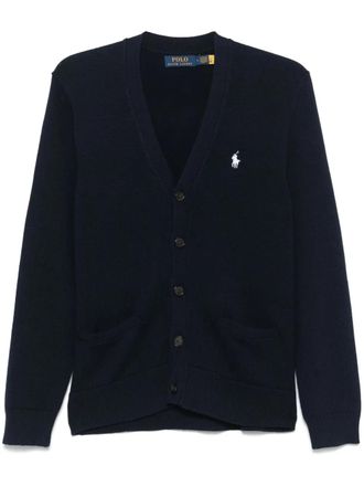Polo Ralph Lauren Polo Pony-embroidered cardigan - Blue
