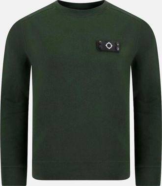 Mastrum Mens MA.STRUM Neo Crew Sweatshirt - Oil Slick - Green - Size: XX large