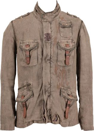 Vintage Gilet con effetto vissuto - Verde