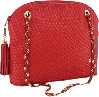 Bally Pre-owned Shoulder Bags, female, Red, Size: ONE SIZE Pre-owned Shoulder Bag