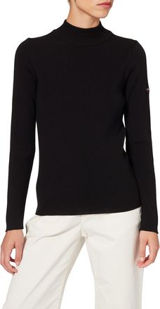 Armor Lux Armor Lux Womens Pull Combourg Femme Pullover Sweater, Black, 6