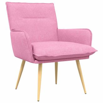 vidaXL Sill&oacute;n Rosa Tela Vidaxl