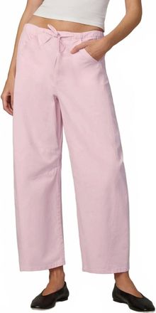 Joe's Bowie Pull-On High-Rise Horseshoe Pants In Pink