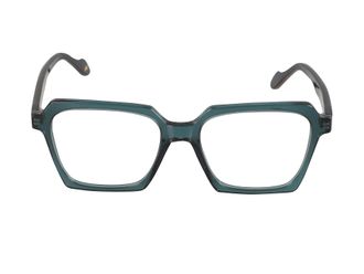 K&agrave;dor Teal Kallima Light Oversized Square Sunglasses