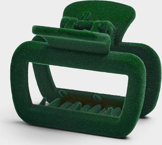 Simons Womens Small rectangular velvety clip