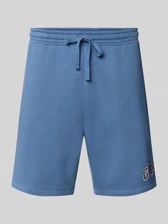 GAP Sweatshorts mit Logo und elastischem Bund in Jeansblau, Gr&ouml;&szlig;e XXL