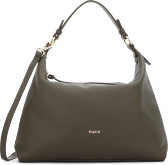 Kazar Olijf zachte leren handtas - Dames - Handtassen - Groen - ONE Size - Leer - Tassen