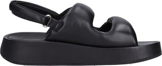 Ash Sandalen Zwart - Dames - Sandalen - Zwart - 39 EU - Leer - Schoenen