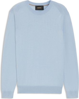 BOSS Knitted sweater in wool, silk and cashmere