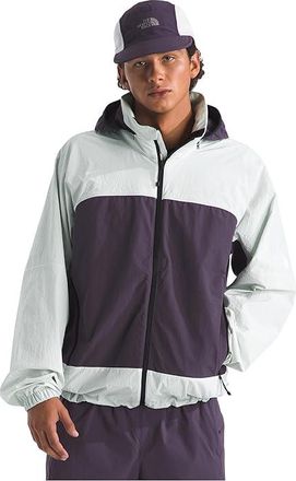 The North Face Hike Utility Wind Jacket Mens Jacket Endless Dusk/Pearl Stone : 2XL, Elastane/Nylon/Polyester