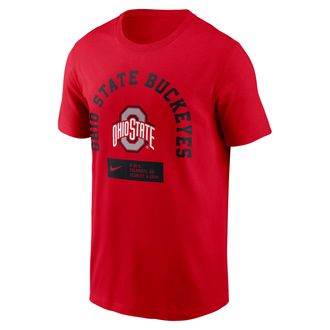 Nike Ohio State Primetime Seasonal Nike Mens College T-Shirt in Red | N19965NOH-9SV