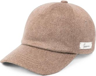 Jacquemus Brown Solid Baseball Cap