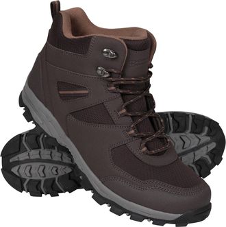 Mountain Warehouse Heren Mcleod Breed Wandelschoenen (Donkerbruin)