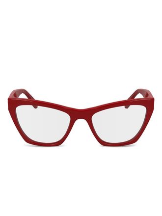 Karl Lagerfeld butterfly-frame glasses - Red