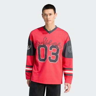 adidas Mens adidas ORIGINALS HOCKEY LONG SLEEVE JERSEY
