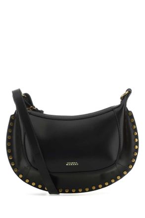 Isabel Marant Isabel Marant Black Leather Oskan Shoulder Bag