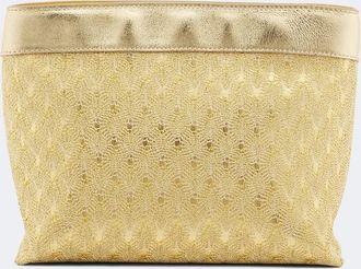 Missoni Pouch Mini de lam&eacute; con piel