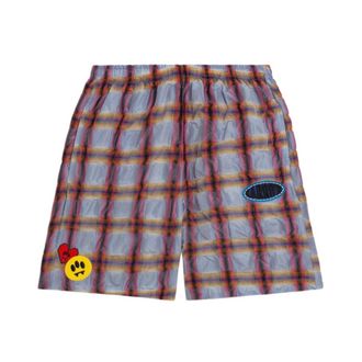 Barrow Casual Shorts, male, Multicolor, Size: L Checked Patch Shorts