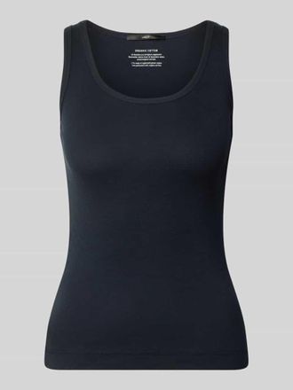 Lanius Lanius Tanktop mit Rundhalsausschnitt in Marine, Gr&ouml;&szlig;e 34