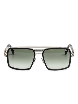 Cazal Occhiali da sole con stampa - Nero