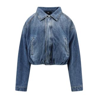 3x1 Klassieke Denim Jas met Kraag - Dames - Jassen - Blauw - Maat: S Denim