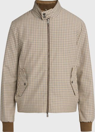 Moncler Men & apos;s Almogordo Down Check Jacket