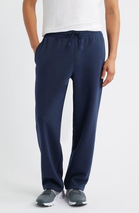 Zella Vital Fleece Pants in Navy Eclipse at Nordstrom, Size Xx-Large