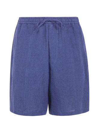 Emporio Armani Mens Linen Shorts