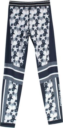 Dior Christian Dior Navy Lucky Star Printed Leggings Size S